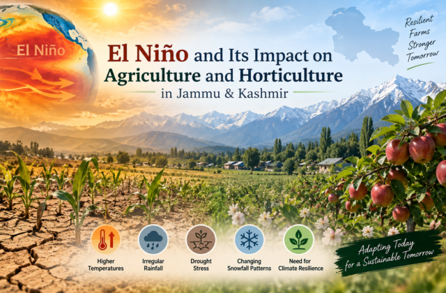 El Niño and Its Impact on Agriculture and Horticulture in Jammu & Kashmir