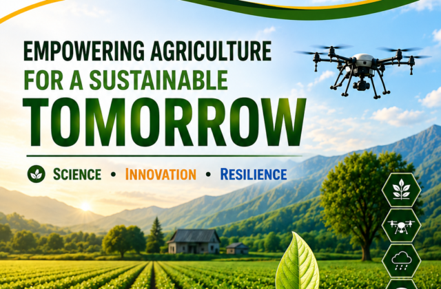 EMPOWERING AGRICULTURE FOR A SUSTAINABLE TOMORROW cover